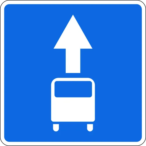 5.9 Belgilangan yo’nalishli transport vositalari uchun mo’ljallangan bo’lak